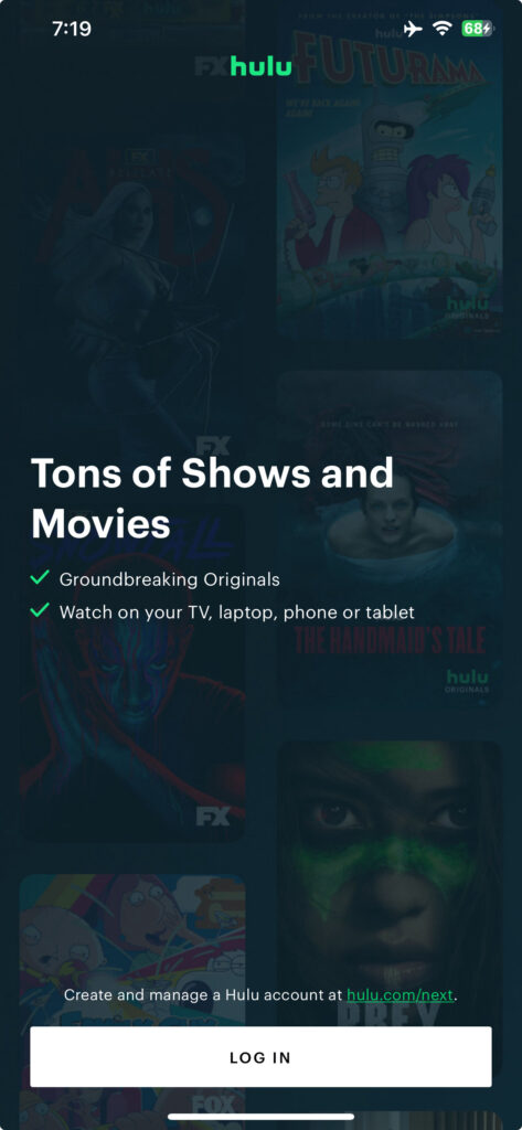 Visit Hulu from Canada